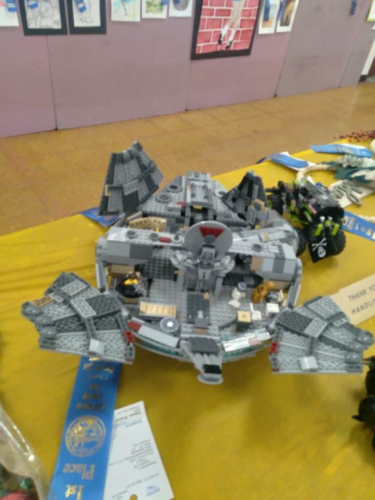 A large lego set of a spaceship great for a Work From Home Job as a Lego Set Tester 