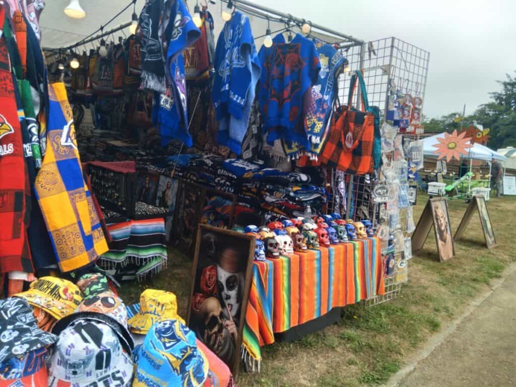An outdoor stall with Mexico objects. Some wonder can you get sick from tap water in Mexico?