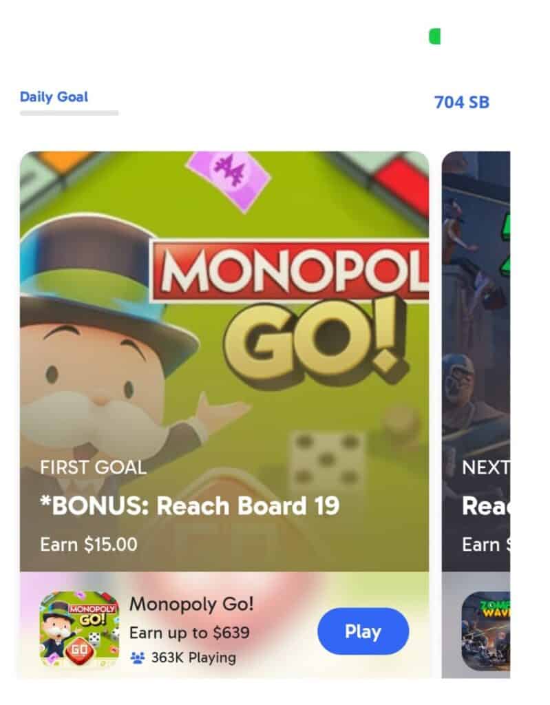 A screenshot of Swagbucks mobile games with SB amounts. Some wonder what are the Best Swagbucks games for beginners 2026.